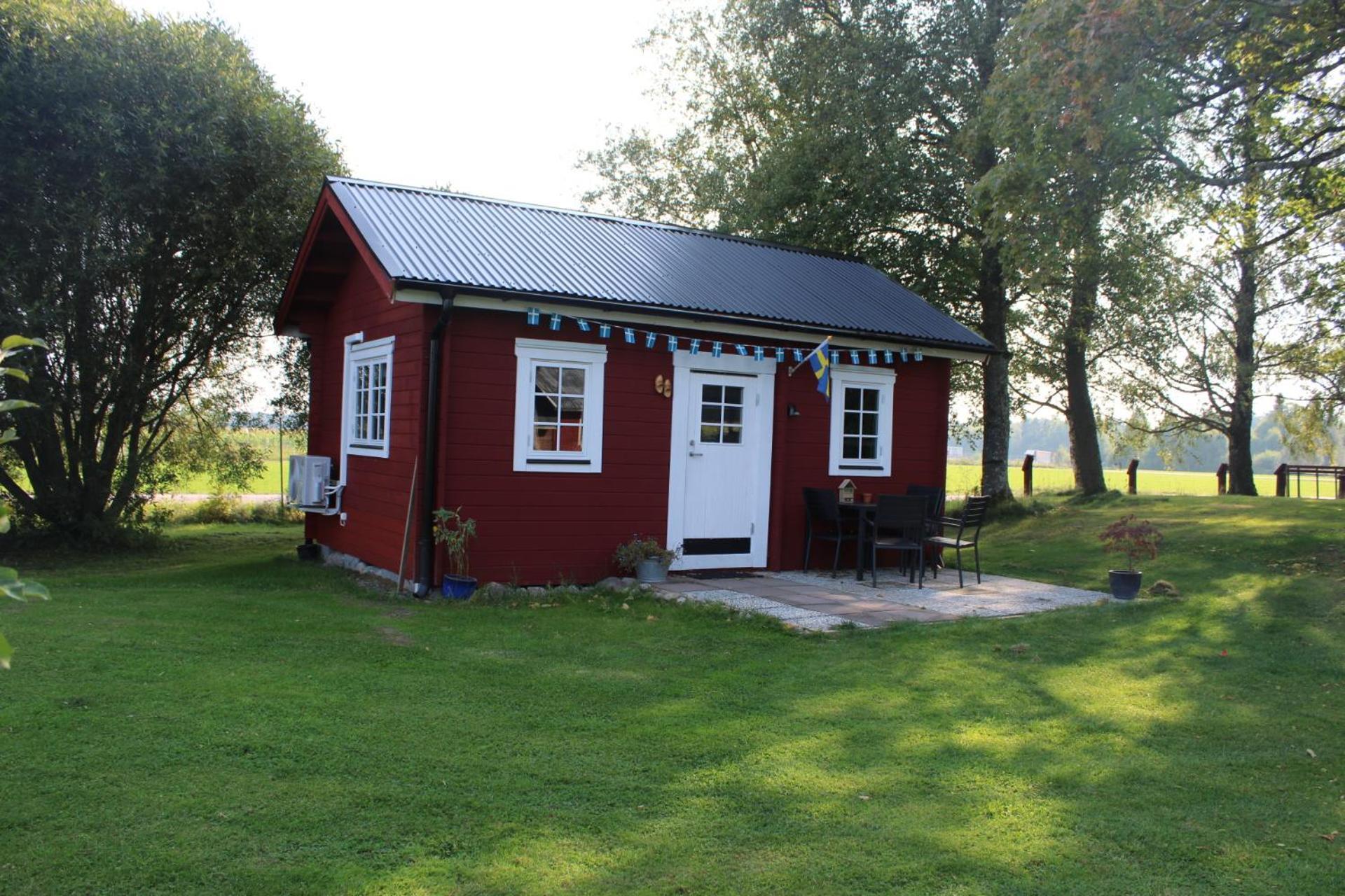 Stuga Gasstorp Hova Esterno foto